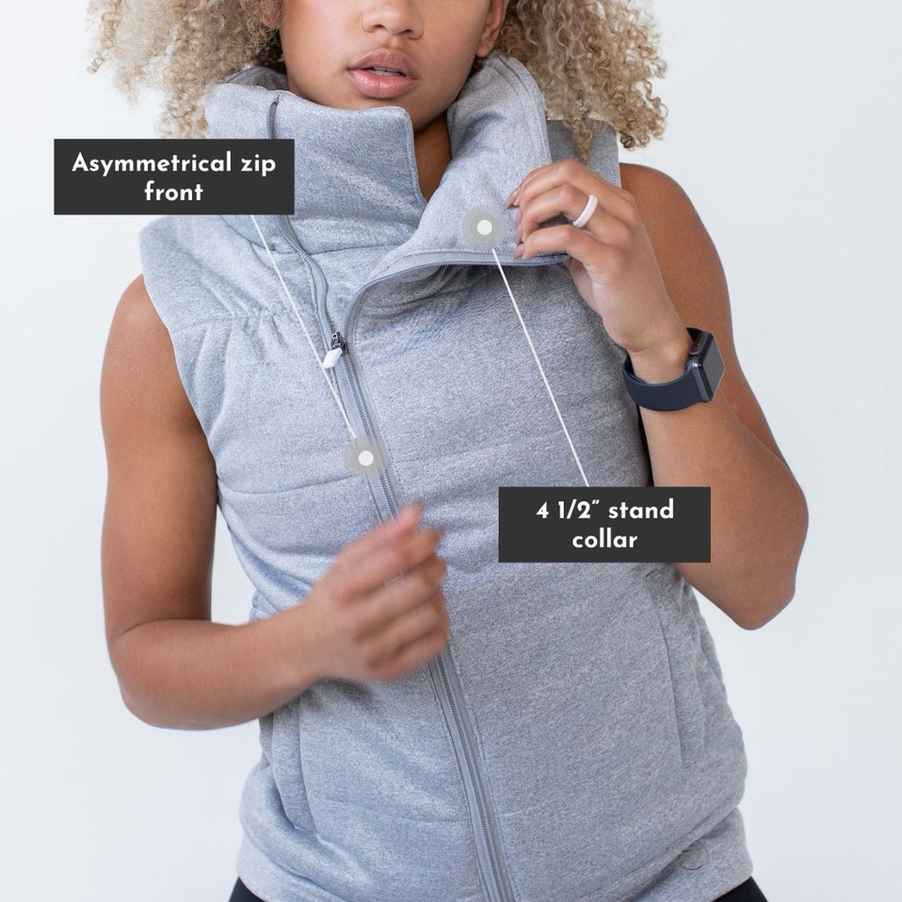 Savvi Meg Vest, Size Small, New without tags, Khaki/Tan Color - Picture 8 of 13